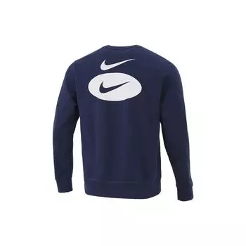 Мужская флисовая толстовка с круглым вырезом Nike League Essential, синяя DM5461-410 XL