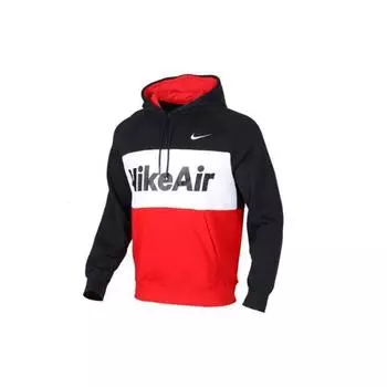 Мужская флисовая толстовка с логотипом Nike Alphabet, черная CJ4825-011 XL