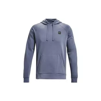 Мужская флисовая толстовка с однотонным логотипом Under Armour, туманно-синяя 1357092-767 M