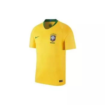 Мужская футбольная майка Nike Brazil 2018 Home Fan Version, желтая 893856-749 M