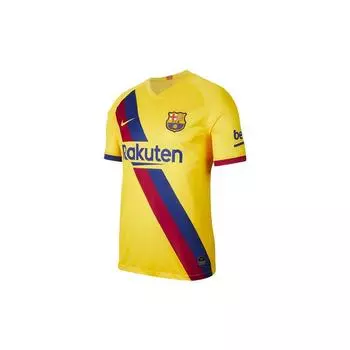 Мужская футбольная майка Nike FC Barcelona Vapor Away Fans Edition сезона 2019/20, желтая AJ5531-728 M