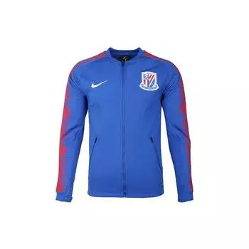 Мужская футбольная тренировочная куртка Nike Shanghai Shenhua, верхняя одежда королевского синего цвета AR4506-480 M