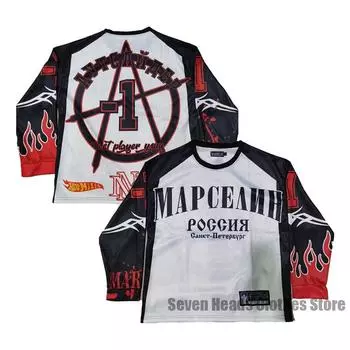 Мужская футболка, 3D-печать, О-образный вырез, длинный рукав, повседневная, легкий топ, спортивная одежда, повседневная, большой размер, модная S