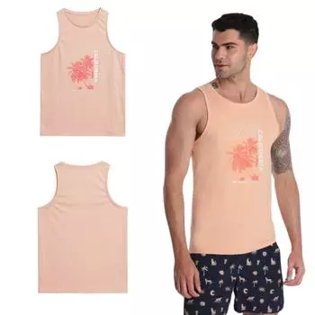 Мужская футболка 4F 4FSS23TTSHM354 лососево-серая S S