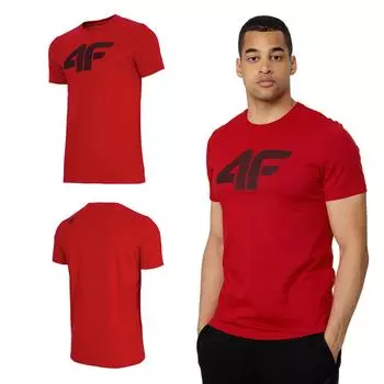 Мужская футболка 4F H4L22 TSM353 Красная М M красный