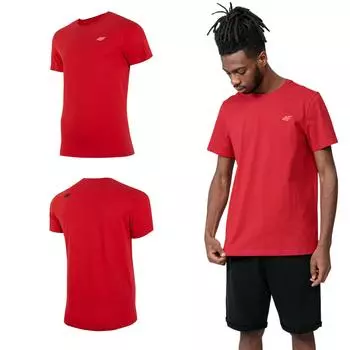 Мужская футболка 4F красная H4Z22 TSM352 Xl XL красный