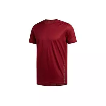 Мужская футболка Adidas 25/7 для бега с коротким рукавом Cardinal-Red EI6323 S
