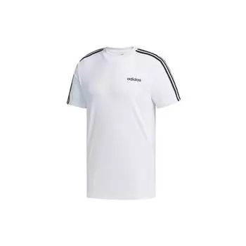 Мужская футболка Adidas D2M с 3 полосками, белая FL0356 XXL
