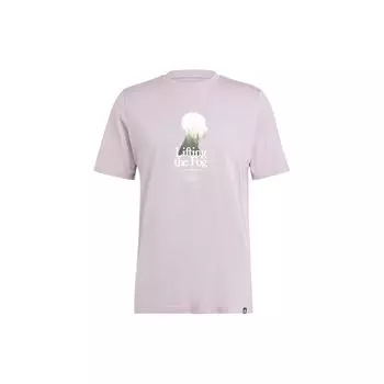 Мужская футболка Adidas Lifting The Fog с графическим рисунком Spirit Of Nature, фиолетовая IM8264 L