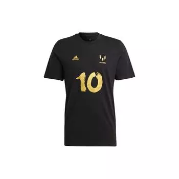 Мужская футболка Adidas Messi Football CNY с рисунком, черная HY1013 M
