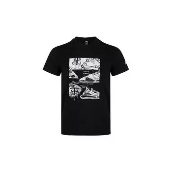 Мужская футболка Adidas Tmac Millennium с рисунком черная DU6721 M