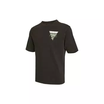Мужская футболка Air Jordan Flight Essentials с мытым принтом и круглым вырезом, с короткими рукавами, черные CZ8064-010 L