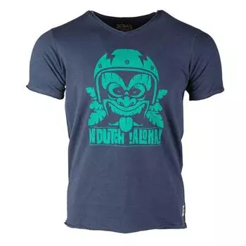 Мужская футболка aloha с короткими рукавами и v-образным вырезом стандартного кроя VON DUTCH S красный