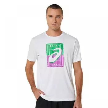 Мужская футболка ASICS Coat GS Graphic Tee 2041A254100 Мужская круглая футболка с коротким рукавом