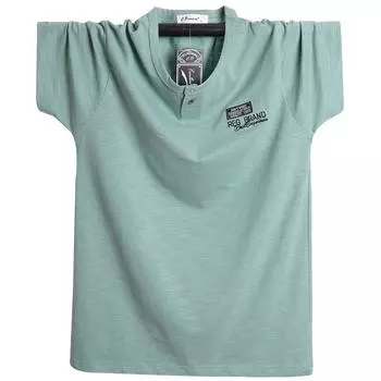 Мужская футболка больших размеров с короткими рукавами из бамбуковой ткани, тонкая спортивная мужская футболка с короткими рукавами