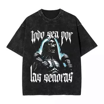 Мужская футболка Calacas Chidas для зала, стильные крутые футболки, все ради дам, летние футболки, эстетичные простые топы S