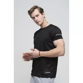 Мужская футболка Cappi Slim Fit из микрополиэстера для тренировок и тренировок для спортсменов