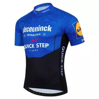 Мужская футболка Deceuninck Print MTB с застежкой-молнией для велоспорта, влагоотводящие быстросохнущие дышащие топы для мужчин S b dazzled синий