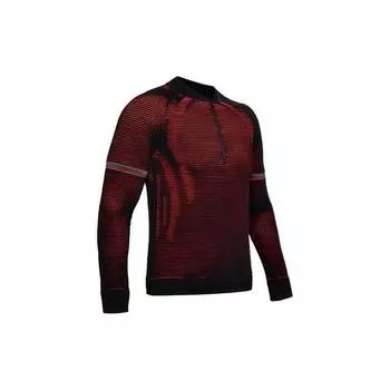 Мужская футболка для бега в полоску с длинными рукавами Under Armour, черные 1350090-001 S