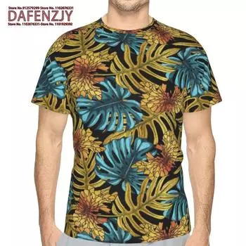 Мужская футболка для мужчин, модная футболка с принтом, 3D-узором, с короткими рукавами, уличная летняя повседневная мужская одежда, топ S