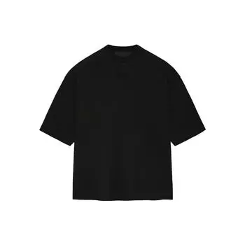 Мужская футболка Fear of God Essentials темно-черного цвета 125BT232000F L