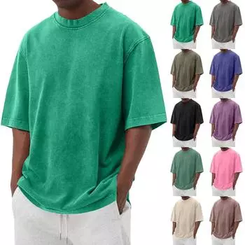 Мужская футболка Футболки с графическим текстом Бассейн Уличная повседневная одежда с короткими рукавами и принтом Базовая одежда M