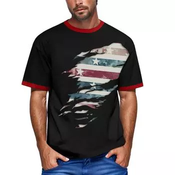 Мужская футболка Футболки с графическим текстом Pool3D печать Уличная повседневная одежда с короткими рукавами и принтом Базовая одежда L чёрный