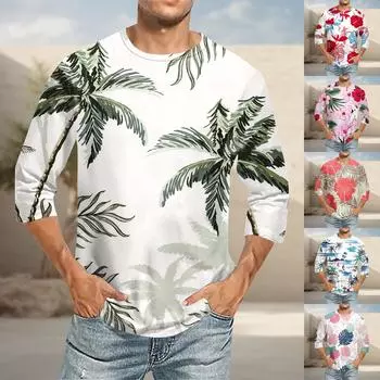 Мужская футболка Футболки с графическим текстом Pool3D печать Уличная повседневная одежда с короткими рукавами и принтом Базовая одежда L горячий розовый