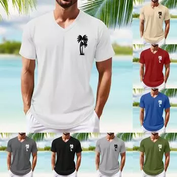 Мужская футболка Футболки с графическим текстом Pool3D печать Уличная повседневная одежда с короткими рукавами и принтом Базовая одежда L