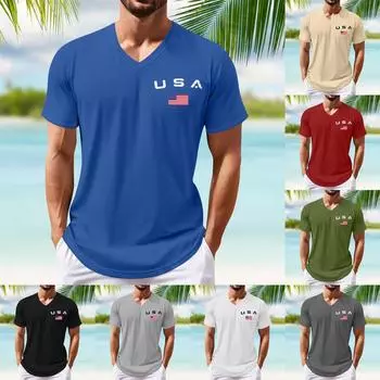 Мужская футболка Футболки с графическим текстом Pool3D печать Уличная повседневная одежда с короткими рукавами и принтом Базовая одежда L