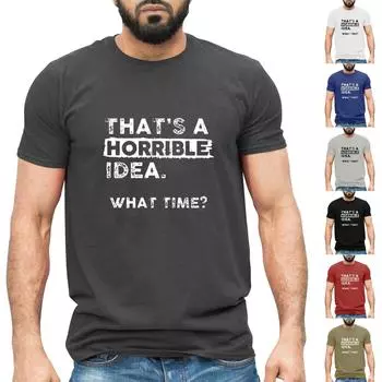 Мужская футболка Футболки с графическим текстом Pool3D печать Уличная повседневная одежда с короткими рукавами и принтом Базовая одежда L чёрный