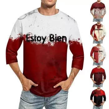 Мужская футболка Футболки с графическим текстом Pool3D печать Уличная повседневная одежда с короткими рукавами и принтом Базовая одежда XXXL