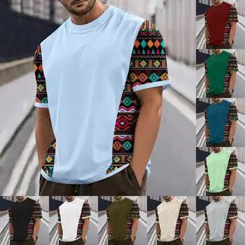 Мужская футболка Футболки с графическим текстом Pool3D печать Уличная повседневная одежда с короткими рукавами и принтом Базовая одежда L армия зеленый