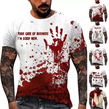 Мужская футболка Футболки с графическим текстом Pool3D печать Уличная повседневная одежда с короткими рукавами и принтом Базовая одежда M