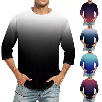 Мужская футболка Футболки с графическим текстом Pool3D печать Уличная повседневная одежда с короткими рукавами и принтом Базовая одежда L чёрный