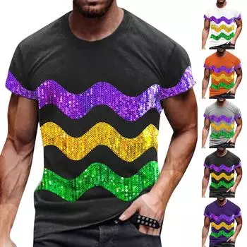 Мужская футболка Футболки с графическим текстом Pool3D печать Уличная повседневная одежда с короткими рукавами и принтом Базовая одежда L чёрный