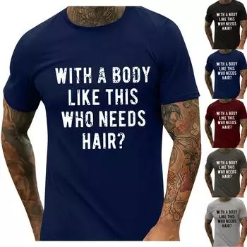 Мужская футболка Футболки с графическим текстом Pool3D печать Уличная повседневная одежда с короткими рукавами и принтом Базовая одежда L