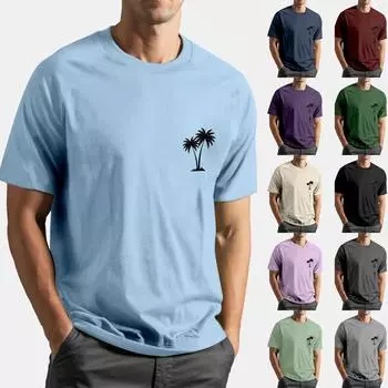 Мужская футболка Футболки с графическим текстом Pool3D печать Уличная повседневная одежда с короткими рукавами и принтом Базовая одежда S винный