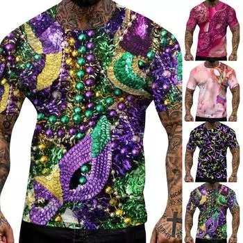 Мужская футболка Футболки с графическим текстом Pool3D печать Уличная повседневная одежда с короткими рукавами и принтом Базовая одежда L чёрный