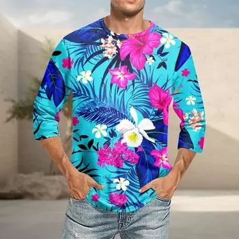 Мужская футболка Футболки с графическим текстом Pool3D печать Уличная повседневная одежда с короткими рукавами и принтом Базовая одежда S