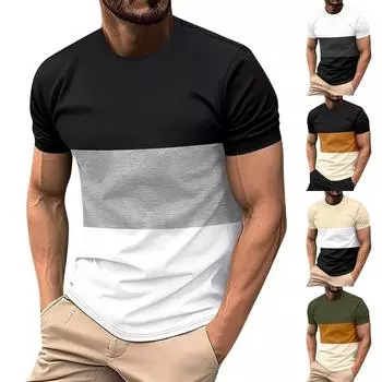 Мужская футболка Футболки с графическим текстом Pool3D печать Уличная повседневная одежда с короткими рукавами и принтом Базовая одежда L