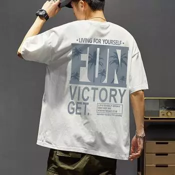 Мужская футболка Harajuku, летняя хлопковая брендовая повседневная женская футболка премиум-класса с принтом, уличная мода, новинка 2023 года XL
