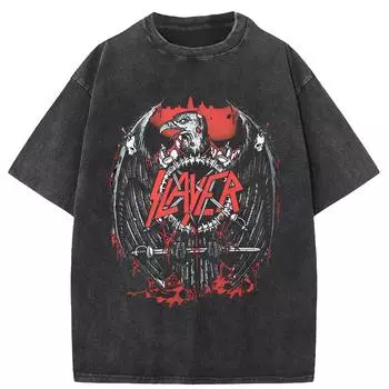 Мужская футболка High Street Tidal Current Vulture Brand Printing Мужская креативная хип-поп футболка Аниме Харадзюку S