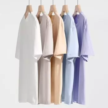 Мужская футболка из плотного хлопка с короткими рукавами, 230 г, повседневная свободная футболка, оптовая продажа, однотонная весенне-летняя мужская одежда S