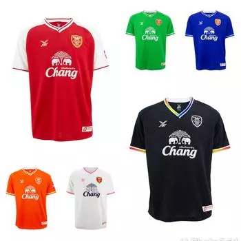 Мужская футболка из Таиланда, футбольный клуб AFC, трикотажная рубашка из полиэстера с принтом, коротким рукавом, круглым вырезом, быстросохнущая FBT Police Tero S-3XL S