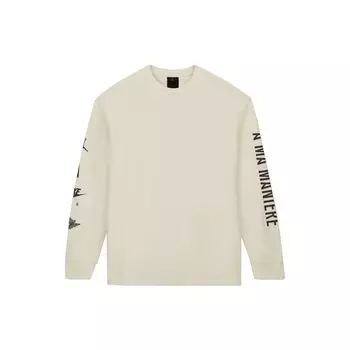 Мужская футболка Jordan Air 3 XA Ma Maniere с логотипом и длинным рукавом с круглым вырезом, кремовые CV3449-292 L