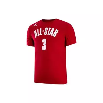 Мужская футболка Jordan NBA All-Star Paul с круглым вырезом и короткими рукавами, спортивный зал, красный DX9894-697 XL