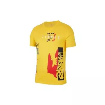 Мужская футболка Jordan Sport DNA с круглым вырезом, амарилло-желтый CJ6224-728 S