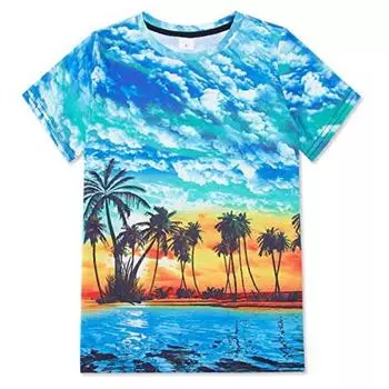 Мужская футболка - Легкая и дышащая футболка с коротким рукавом и круглым вырезом - Модная летняя одежда, идеально подходит для отдыха и подарков XL