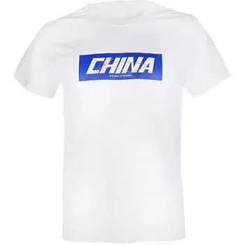 Мужская футболка Li Ning Sports Fashion Series с круглым вырезом и коротким рукавом, стандартная, белая, AHSR041-1 M